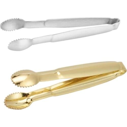 1pc Coffee Sugar Clip Stainless Steel Tweezer Mini Tongs Clips Coffee Little Tea Clips Hot Kitchen accessories Bar Tool Supply