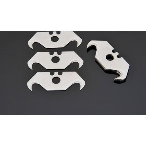 10pcs/set Heavy Duty SK5 Steel Hook Blades Utility Knife Spare Parts Pointed Blades Pocket Knives Blade