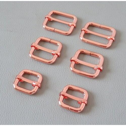 10Pcs/Lot Bags Backpack Handbag Straps Loop Metal Adjusters Roller Pin Buckles Webbing Slider for Dog Pet Collar Garment Clasp