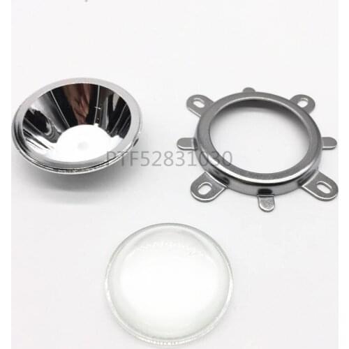 10W High Power Leds 90-120degree 44mm Lens + Reflector Collimator + Fixed Bracket