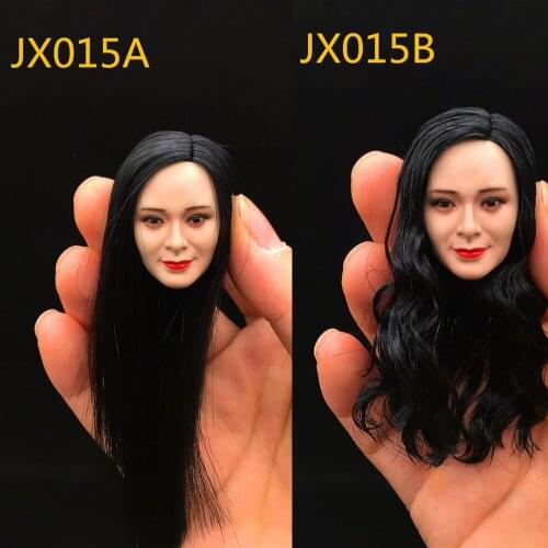 In Stock 1/6 Scale Female Figure Accessory Asian Beauty Head Sculpt Carved Model For 12'' Figures Model Body