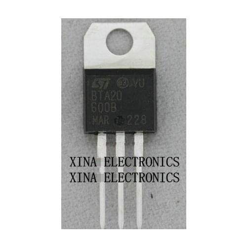 BTA20-600BRG BTA20600BRG BTA20-600 BTA20 20A 600V TO-220 ROHS ORIGINAL 20PCS/lot Free Shipping Electronics composition kit