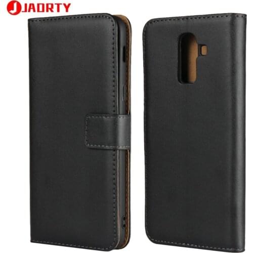Case For Samsung Galaxy J8 2018 Leather Cover Card Slot Wallet Case Coque for Galaxy J8 Phone Case Cover flip Stand