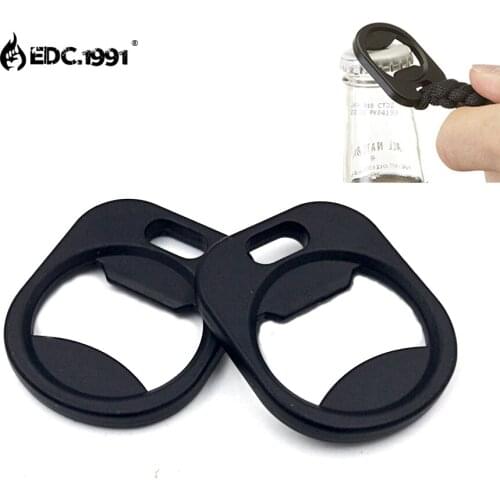 EDC.1991 Outdoor portable tools DIY Paracord Bottle Opener fitting Camping Equipment Travel Kit 2PCS/ LOT