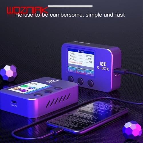 I2C C-BOX IOS Break Box for bypass ID Password On IOS Device PC Free/ Query Wi-fi / Bluetooth Address for iphone 6-X IPAD ITOUCH
