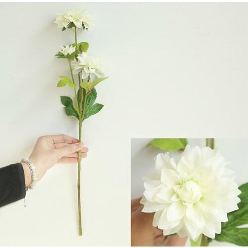 10pcs Artificial flower dahlia home decoration wedding holding flowers road lead flower wall plant fake flowers manufacturers