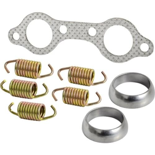 Exhaust Pipe Gasket Spring Kit Exhaust Pipe Repair and Reconstruction Kit for Polaris Sportsman 600 700 3610047