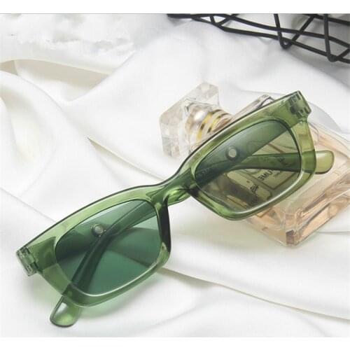 New Fashion Retro Rectangle Sunglasses 90s Narrow Square Frame Driving Sun Glasses Driver Goggles UV400 Protection Eyeglasses