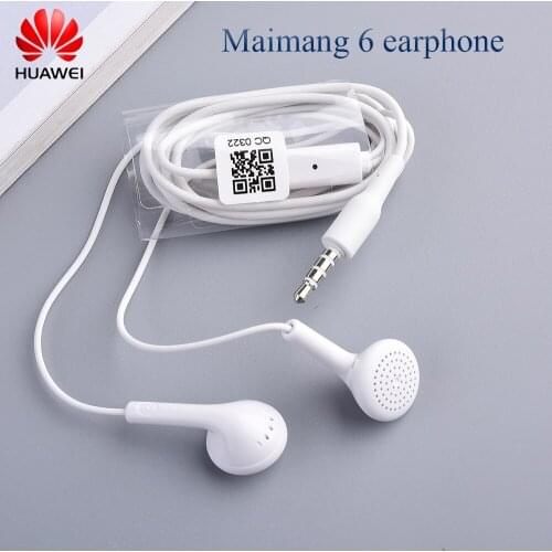 Original Huawei Y9 Y6 3.5mm Earphone In-Ear Stereo Bass Jack Wired Control Headset With Microphone For P8 P9 P10 Lite Honor 9 10