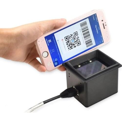 RD4600 High quality RS232 or USB 2D Fixed Mount Barcode Scanner Reader For Kiosk or Turnstile Mobile Access Control