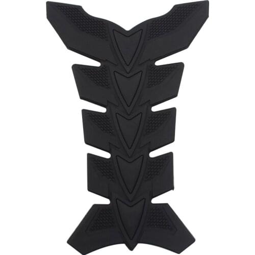 Rubber Fish Bone Motorcycle Stickers Oil Gas Tank Protector Pad Decals Self-adhesive 3D Waterproof Motorbike Fuel Tank Styling