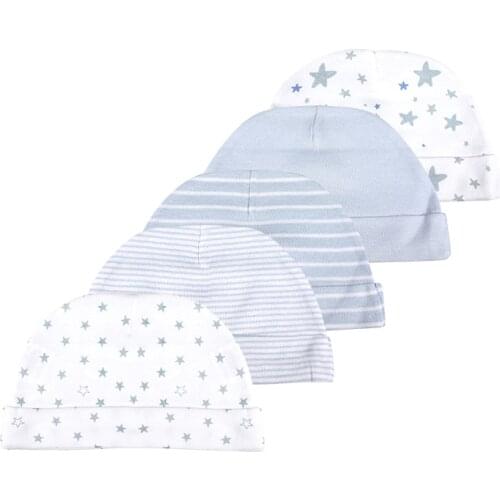 2020 Cotton Newborn Boy Girls Hats Unisex 0-6Months Baby Caps Sets Baby Accessories Infant Hats