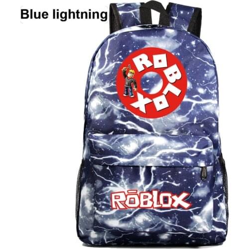 New Roblox School Bag Children Boy Girl School Backpack Cartoon Student Bag 3D Printing Offload Backpack For Christmas Gift