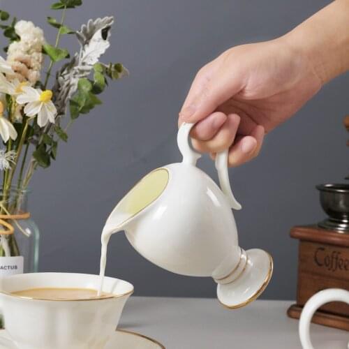 Modern Ceramic Milk Jugs Milk Pitcher Latte Art Nordic Vintage Creative Milk Jugs Espresso Cup Pot A Lait Coffeeware BC50NG