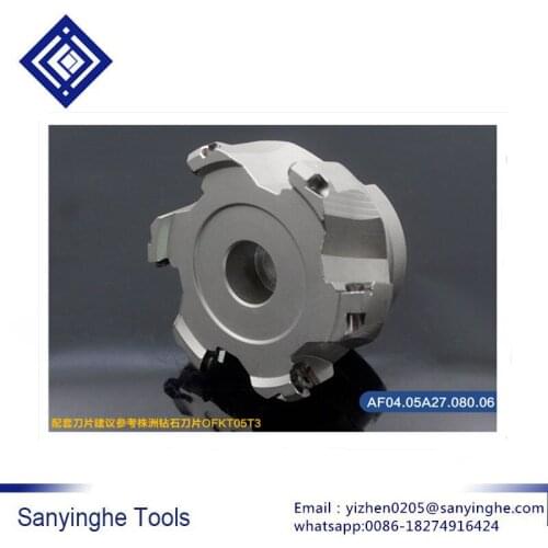 Match insert OFKT05T3 High quality AF04.05A27.080.06 CNC milling cutter head cnc lathe Indexable milling cutter
