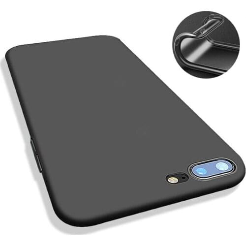 SUREHIN cover for apple iPhone 8 7 6 6S plus XS MAX XR X case cover matte tpu clear transparent soft protective silicone case