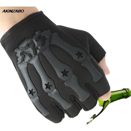 2021 Ghost Claw Tactical Half-finger Gloves Cycling Fitness Army Military Tactical Gloves Non-slip Anti-knife Cut Bicycle Gloves