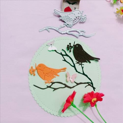 Branches and birds, greeting card photo albums, all kinds of decorations.DIY scrapbook photo album paper card decorative crafts