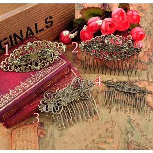 Antique Bronze Baby Hair Snap Clips accessories for Women Hairgrips Barrettes Head Hairpins Jewelry 1PC K05028