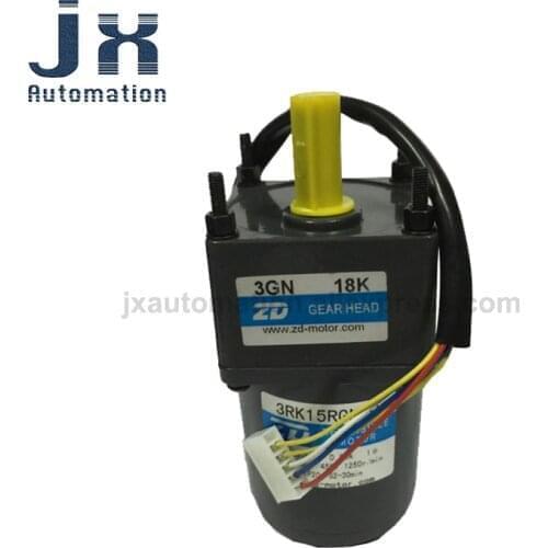 15W 220V ZD Speed Damping Motor 3RK15RGN-C-3GN18K Reversible Motor for Scraper Machine