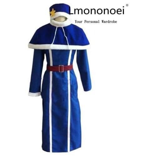 2016 Fairy Tail Juvia Lockser dress Cosplay Costume Full Set All Size Custom Made Anime Clothing+hat