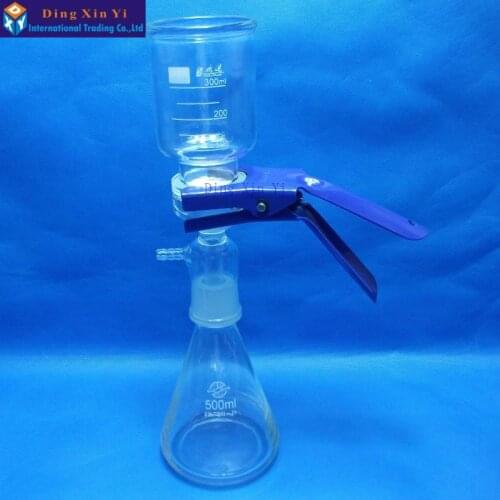 500ml Vacuum filtration apparatus,membrane filter,Sand-Core Filter Equipment