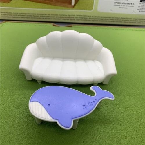 Geniune Sylvanian Doll Families Dollhouse Animal Figures furniture set clothes house food without package