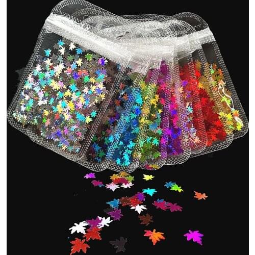 Holographic Butterfly Heart Nail Art Glitter Micro Laser Star Flakes 3D Silver Gold Sequins Polish Manicure Nail Decoration