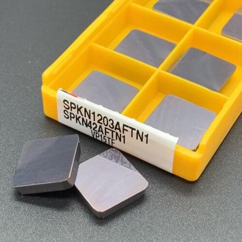 SPKN1203AFTN1 VP15TF Indexable Milling inserts CNC Metal Cutting tools Carbide insert SPKN 1203 Milling Turning tool