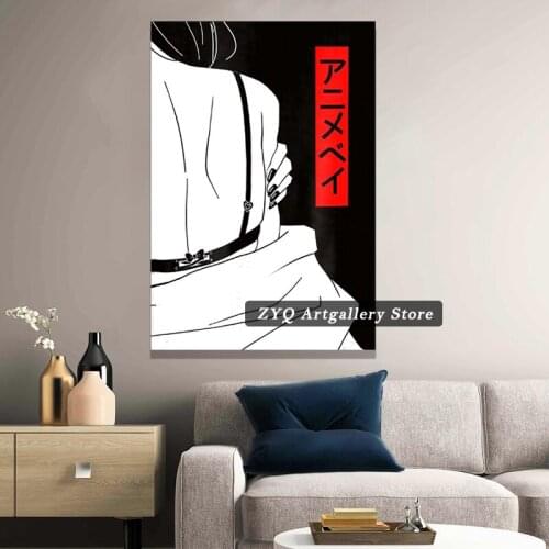 Lewd Anime Girl Panty Dropper Poster Art Picture Prints Home Decor Wall Canvas Painting Decoration For Living Room