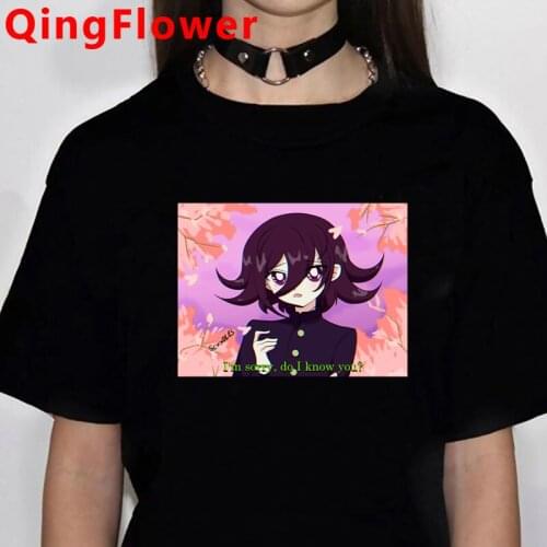 Hot Japanese Anime Ouma Kokichi T Shirt Men Cartoon Danganronpa V3 T-shirt Ouma Kokichi Graphic Tees Unisex Tops Tshirt Male