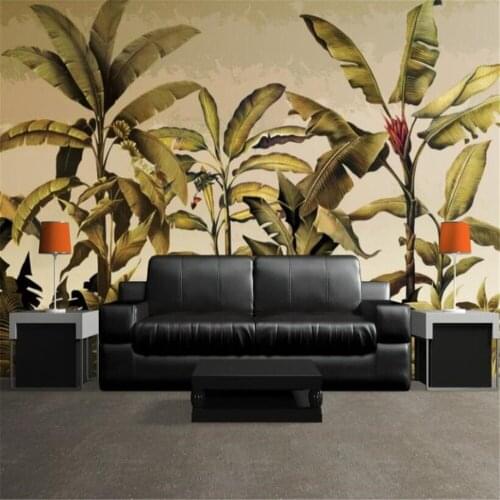 Milofi3d tropical rainforest wallpaper restaurant hotel forest style bedroom TV background wall covering mural wallpaper