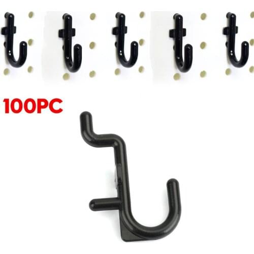 Areryoushop Peg Board Hook Kit Garage Tool Storage Pegboard 100pieces Workshop J Locking Hooker