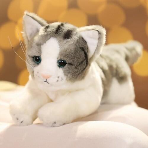 New Arrival Soft Lifelike Stuffed Animals Cat Plush Toys Cute Cat Toys For Children