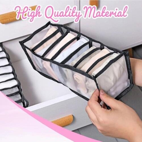 Underwear Bra Organizer Storage Box 2 Colors Drawer Closet Organizers Boxes For Underwear Scarfs Socks Bra Organizer #W5