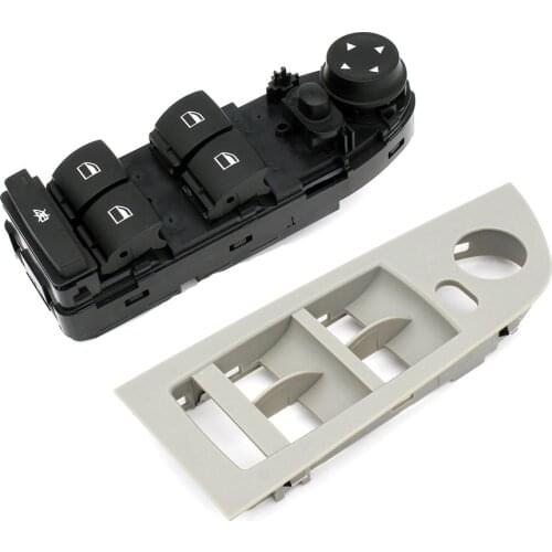 Power Window Front Left Control Switch Replacement Kit Parts Button Grey Set Electric for BMW 3 Series Low With Sedan F90 F91