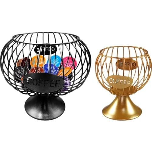 Coffee Pod Holder For Dolce Gusto Nespresso Lavazza Capsule Display Capsule Rack Matel Tower Stand Storage Shelves 2021 New Nice