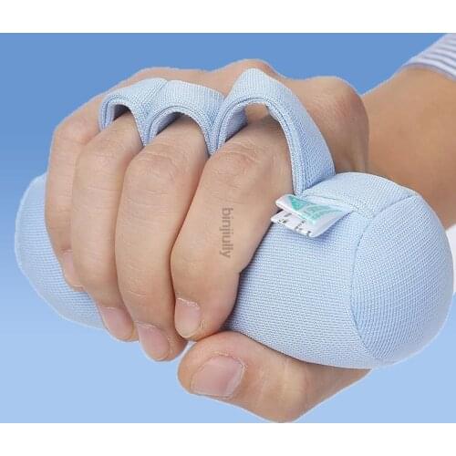 Rehabilitation elderly stroke hemiplegic finger strength palm finger device bed elderly patient anti-finger bond hand grab rod