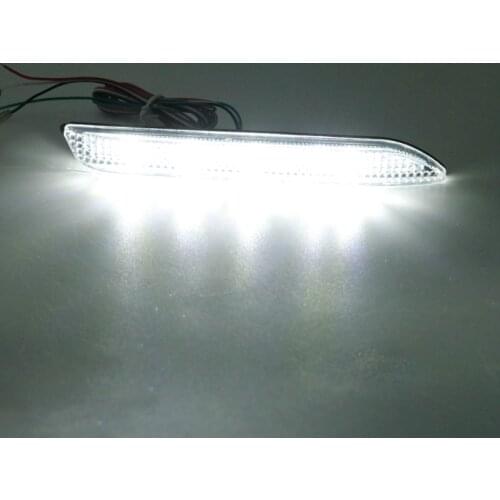 2Pcs LED Tail Braking Lamp Brake Rear Bumper Reflector Warning Stop Light For Toyota Camry 2009 2012 Innova/ISF/GX470/RX300