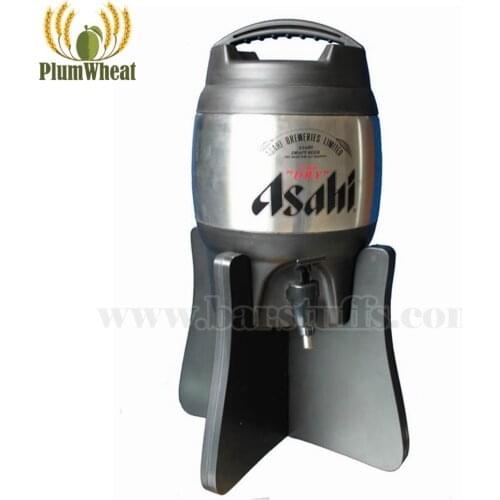 3 Liters Stainless Steel Cylinder Bar Beer Dispenser Barrel BT18