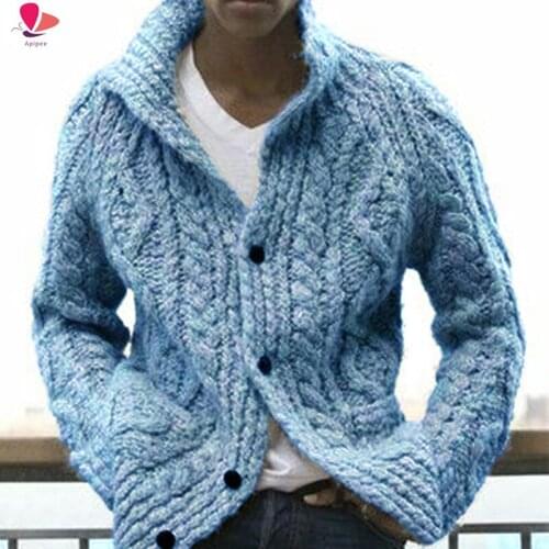Apipee Men's Long Cardigans