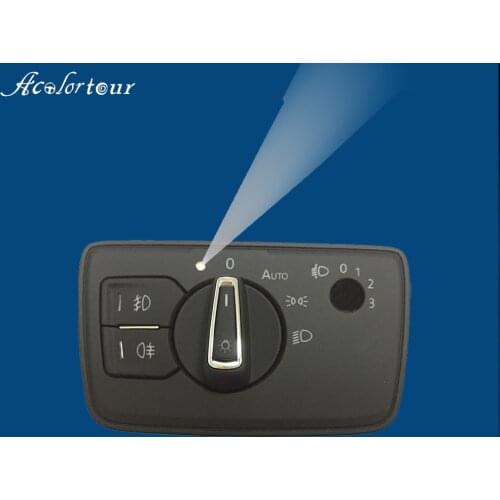 Car intelligent headlight sensor for passat b8 2016 to 2019 automatic coming and leaving home switch far light control module