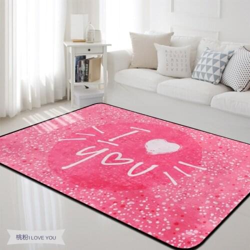 I LOVE YOU Letter 3D Printed large Area carpet living room bedside bedroom coffee table floor mat carpet Household decor Rugs
