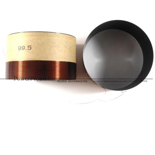 2 PCS 99.5MM black aluminium woofer voice coil For Subwoofer Speaker Repair 8OHM