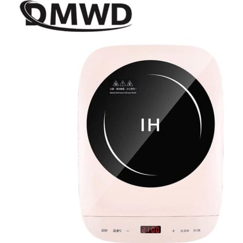 DMWD Household Induction Cooker Touch Control Electric Electromagnetic Oven Hot Pot Heating Stove Adjustable Mode 2100W