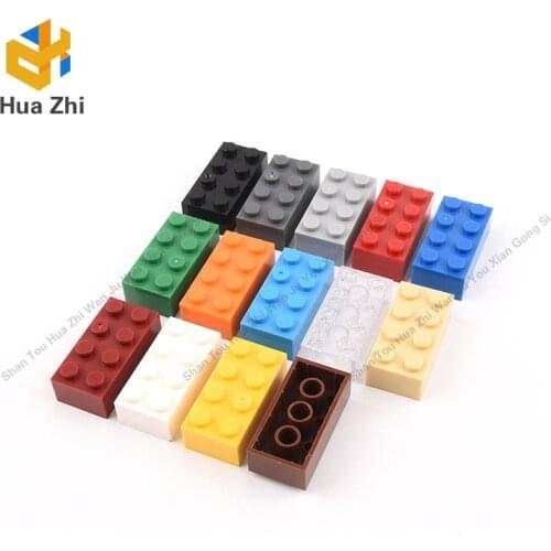 Building Blocks 3001/72841 /15589 /54534 10PCS Brick 2 x 4 LEGOING Parts MOCS Education