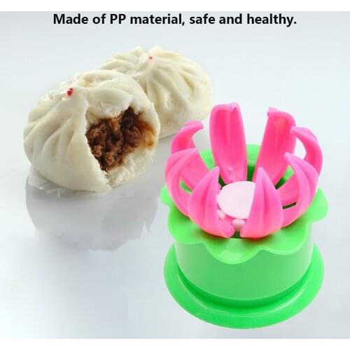 Stuffed Bun Kitchen Cooking Tool Home Chinese Baozi Wraper Pastry Crimper Pastry Pie Steam Bun Dumpling Maker