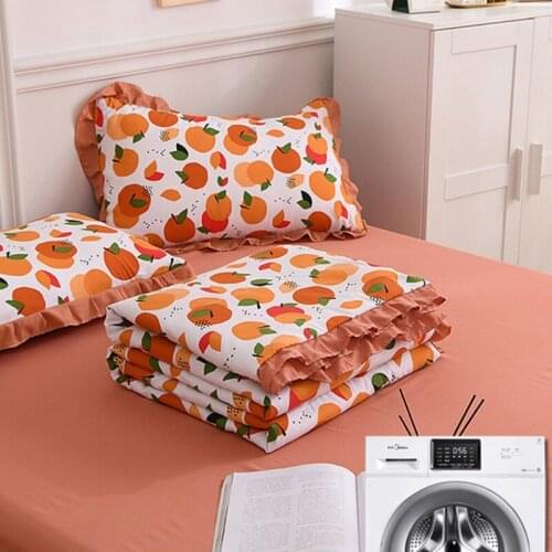4pcs Summer Cool Quilt Air Conditioner Washed Cotton Quilt Thin Blankets for Beds Office Sofa Air Conditioning Throw Blanket