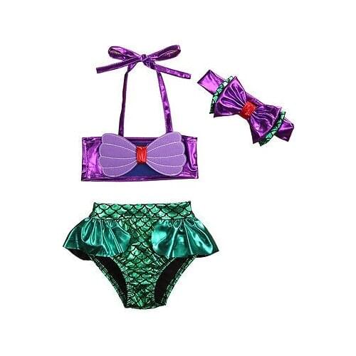 Summer 2017 Toddler Kids Baby Girls Tankini Bikini Set Swimwear Swimsuit Bathing Beachwear