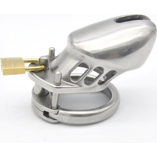 Stainless Steel Male Chastity Device with Penis Ring 70cm Cock Cage Sex Toy for Men Small Chastity Belt adult toys chastity cage